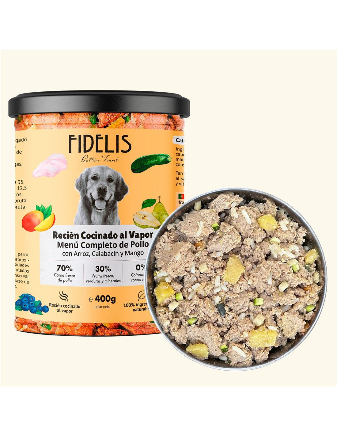 Fidelis Chicken Menu S/Pot 400g