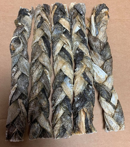 My Pet Treats Dog Treat Fish Braid Single