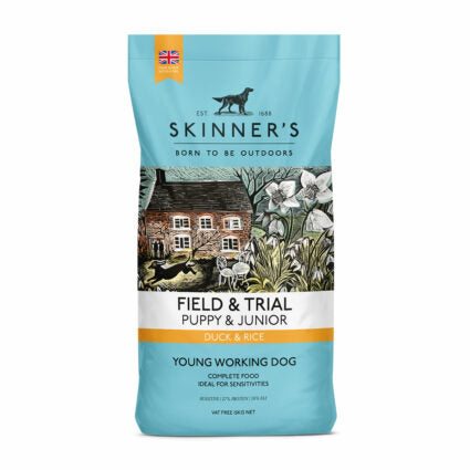 Skinners Dry Dog Food Field & Trial Puppy & Junior Duck & Rice