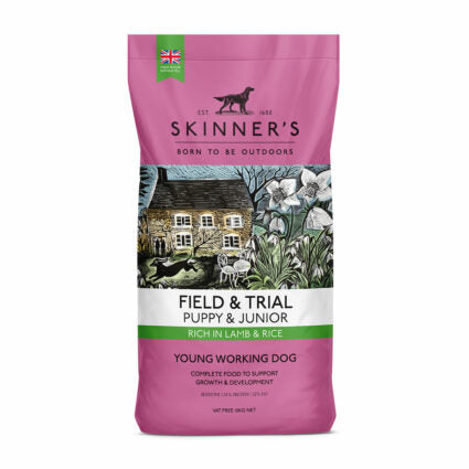 Skinners Dry Dog Food Field & Trial Puppy & Junior Lamb & Rice