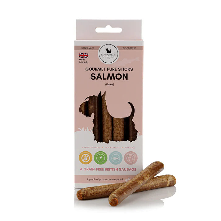 Pet Treat Wholesale Gourmet Pure Sticks Salmon 10PK