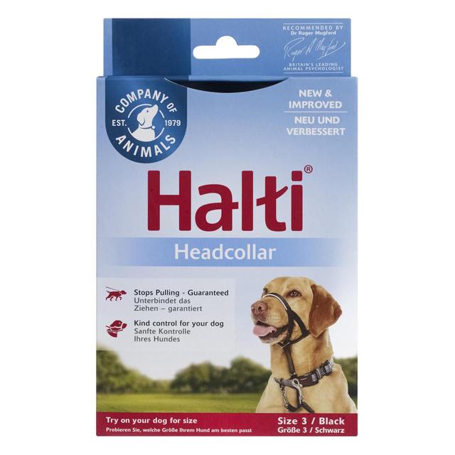 Company of Animals Halti Head Collar Black