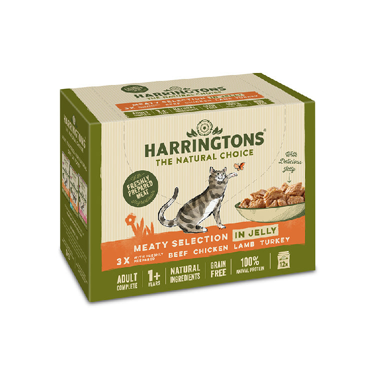 Harringtons Cat Meaty Fillets in Jelly 12x85g