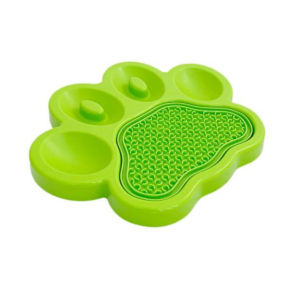 PAW 2in1 Slow Feeder and Lick Pad Green