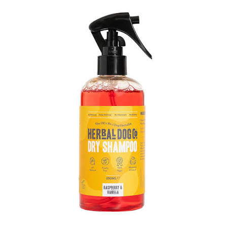 Herbal Dog Co Dry Shampoo Raspberry & Vanilla 250ml