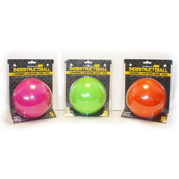 Happy Pet Dog Toy Indestructiball Ball Assorted