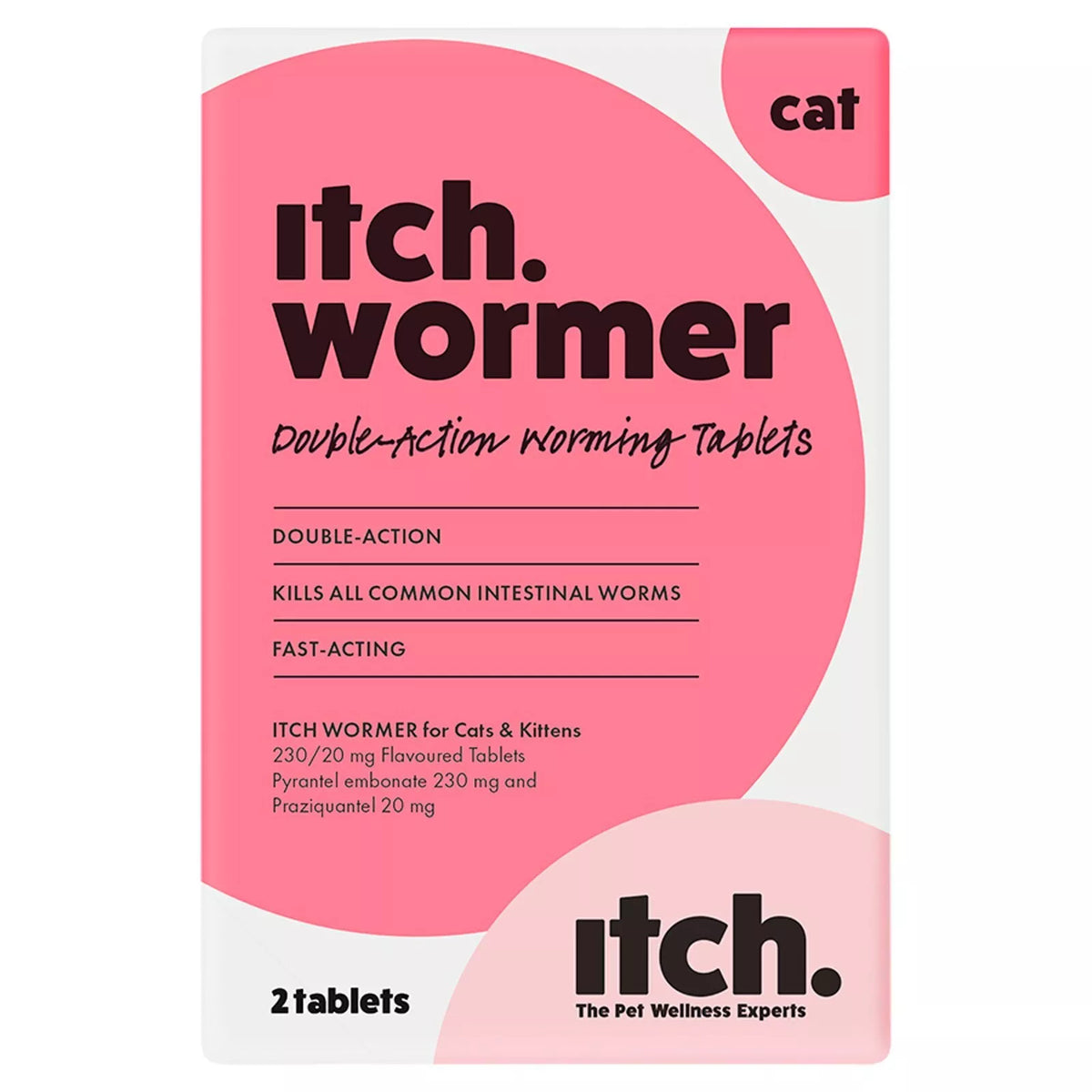 Itch Wormer Cat 2 Tablets