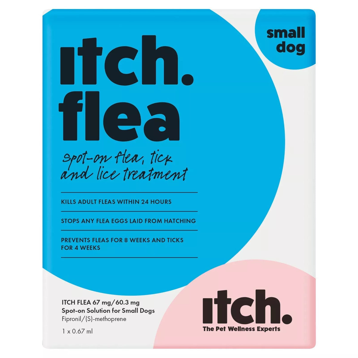 Itch Flea Treatment Small Dog 3PK