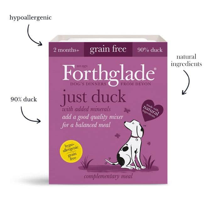 Forthglade Wet Dog Food Just Duck 395g