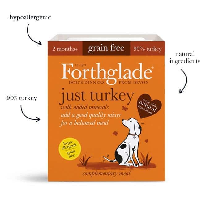 Forthglade Wet Dog Food Just Turkey 395g