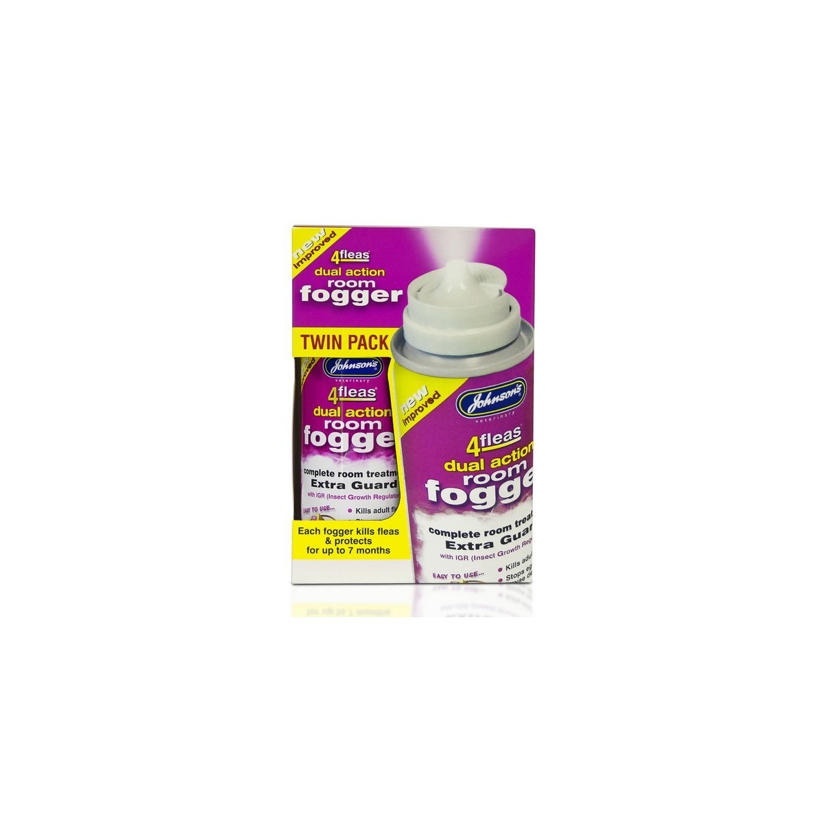 Johnson's 4 Fleas Room Fogger Twin Pack