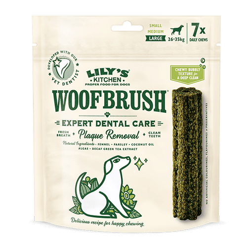 Lily’s Kitchen Dog Treat Woofbrush Dental Health Chew Large 7 Pack