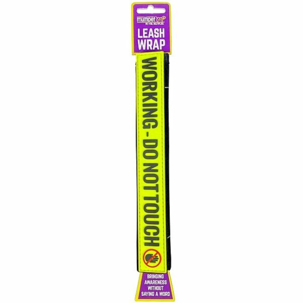 Happy Pet Working Do Not Touch Leash Wrap