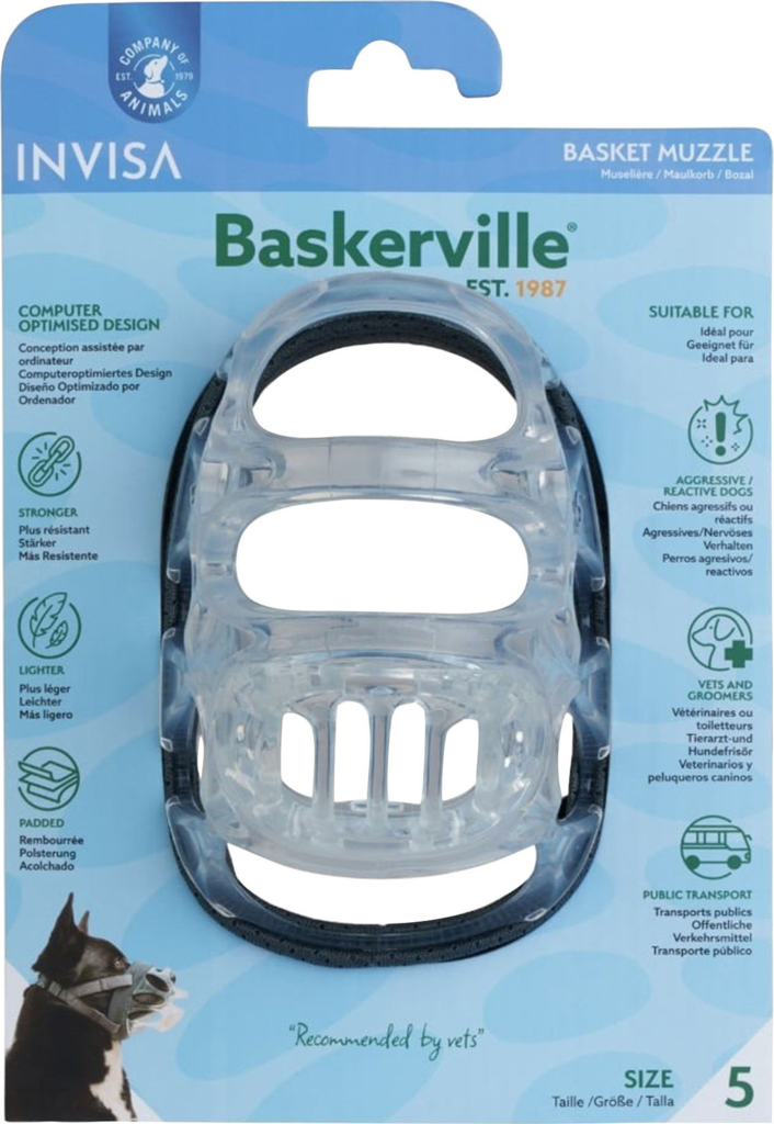 Company of Animals Baskerville Invisa Muzzle Size 5