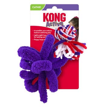 KONG Cat Active Rope Red & Purple