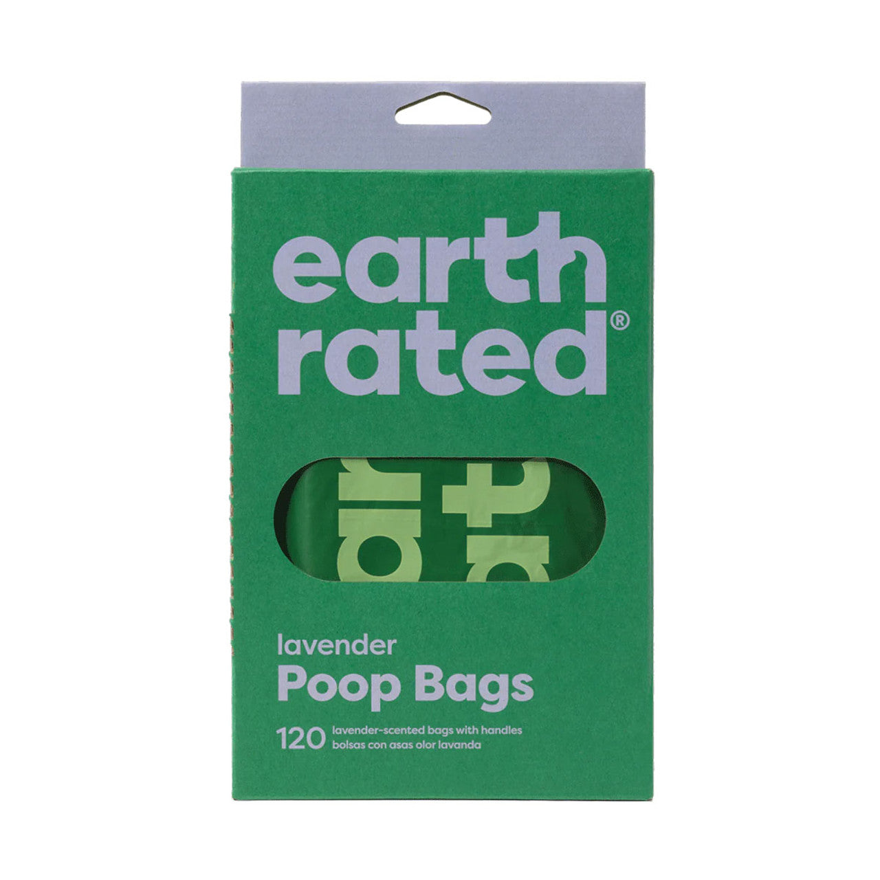 Earth Rated 120 Easy-Tie Handle Lavender Poop Bags