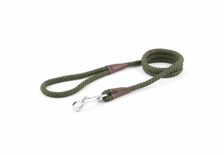 Ancol Heritage Rope Lead Green 1.07m x 10mm