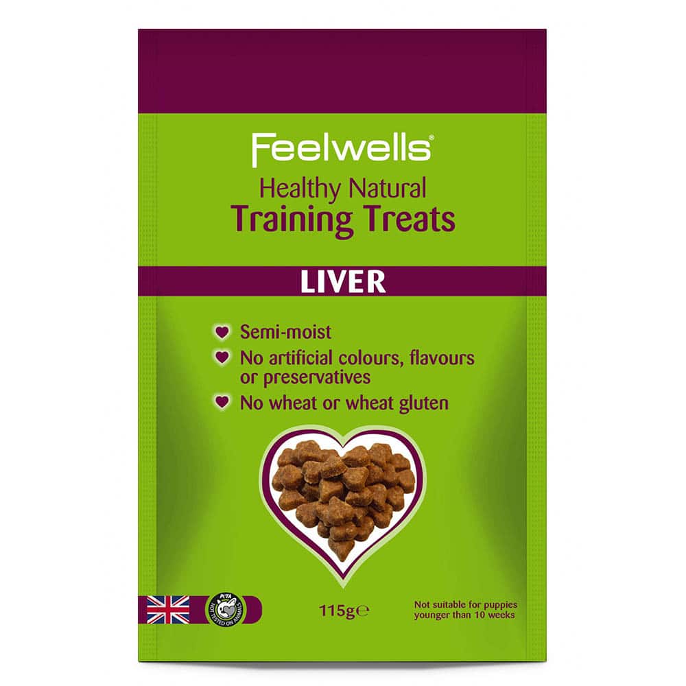 Feelwells Semi-Moist Dog Training Treats Liver 115g