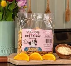 Betty Miller Duck & Orange Dog Treats 400g