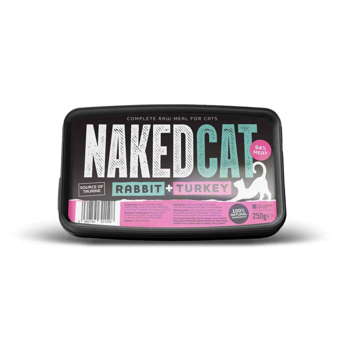 Naked Cat Rabbit & Turkey 250g