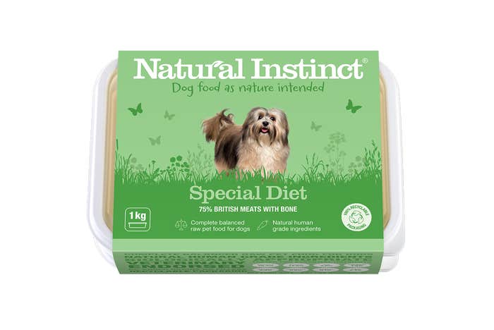 Natural Instinct Raw Dog Food Special Diet 1kg