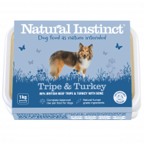 Natural Instinct Raw Dog Food Tripe & Turkey