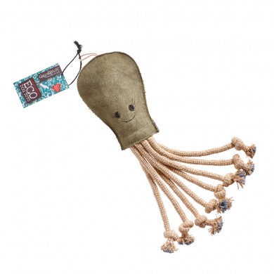 Green & Wilds Dog Toy Olive the Octopus