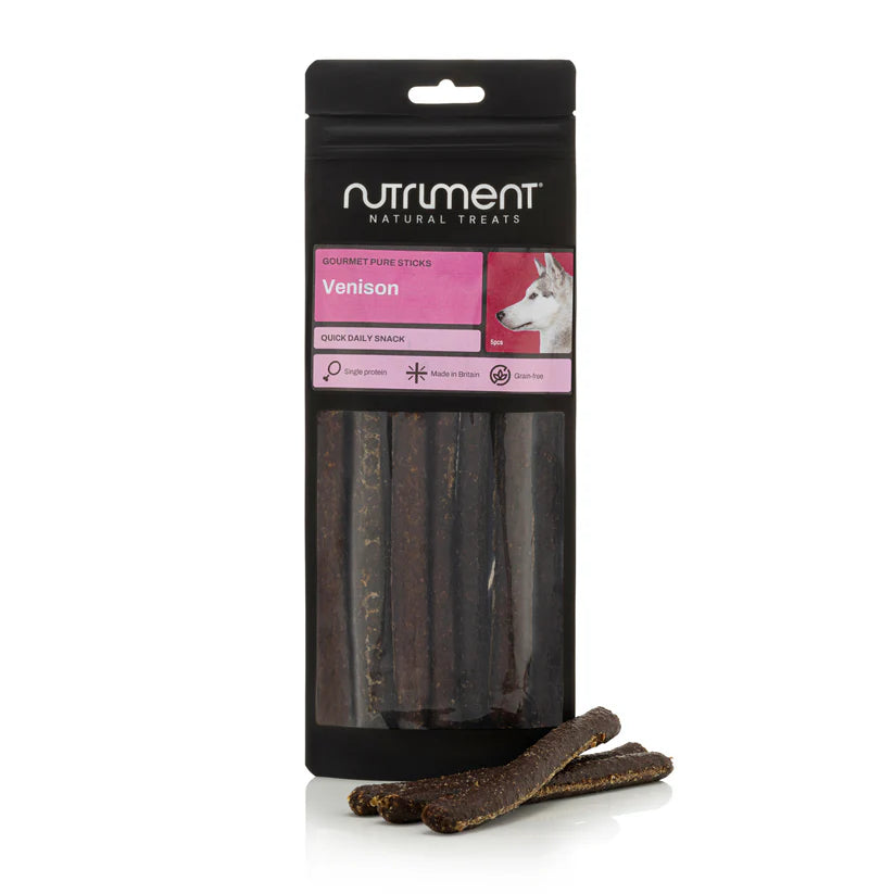 Pet Treat Wholesale Gourmet Pure Sticks Venison 5PK