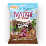 Pawtato Dog Treats Small Purple Knots 150g