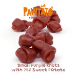 Pawtato Dog Treats Small Knots 150g