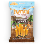 Pawtato Dog Treats Spinach & Kale Sticks 120g