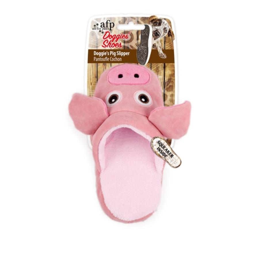All For Paws Dog Toy Pig Slipper