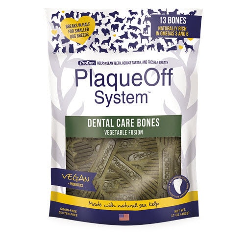PlaqueOff Dental Care Bones Veggie 485g
