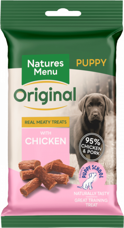 Natures Menu Real Meaty Dog Treats Puppy Chicken 60g