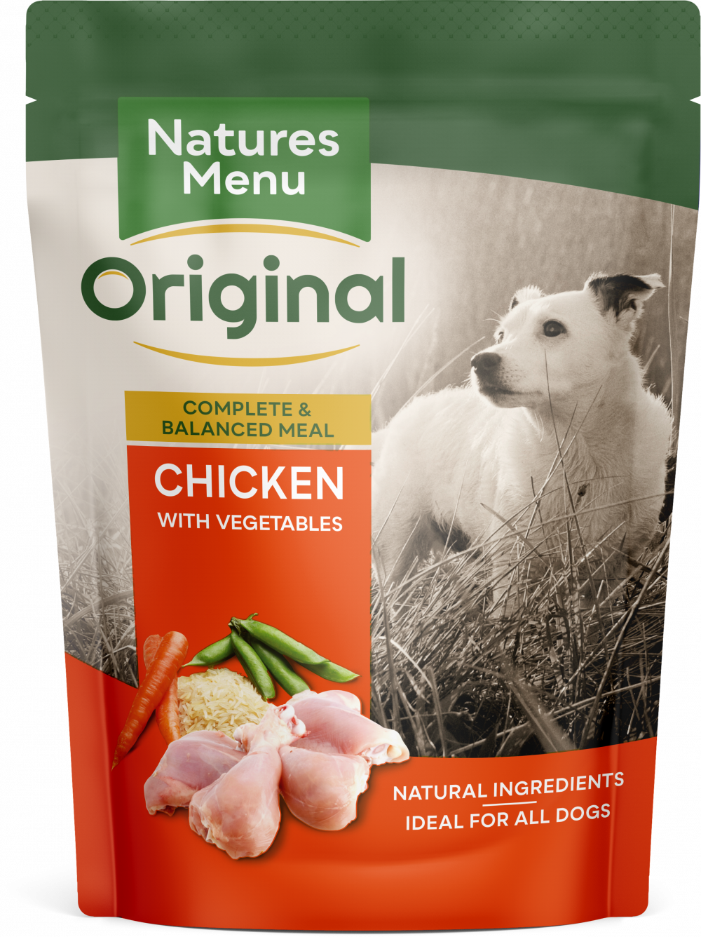 Natures Menu Wet Dog Food Chicken Single Pouch 300g