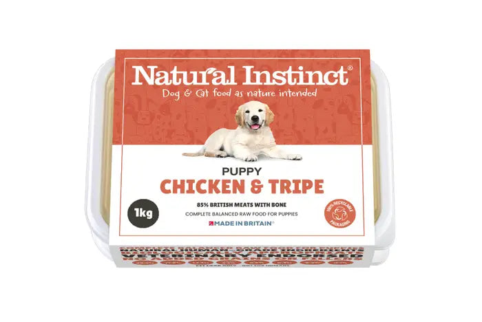 Natural Instinct Raw Puppy Food Chicken & Tripe 1KG