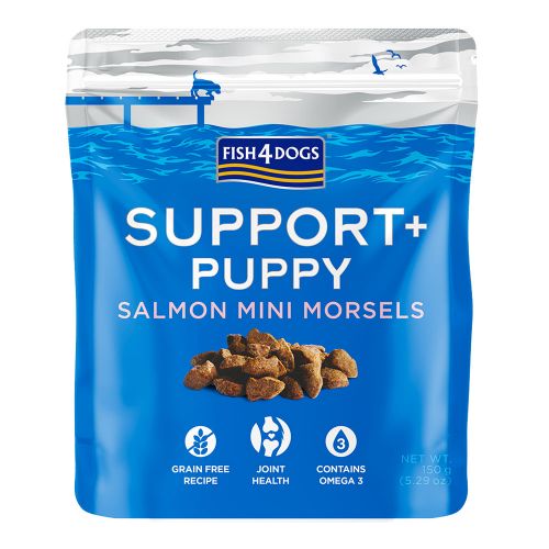 Fish4Dogs Puppy Treats Salmon Mini Morsels 150g