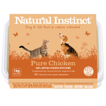 Natural Instinct Raw Dog Food Pure Chicken