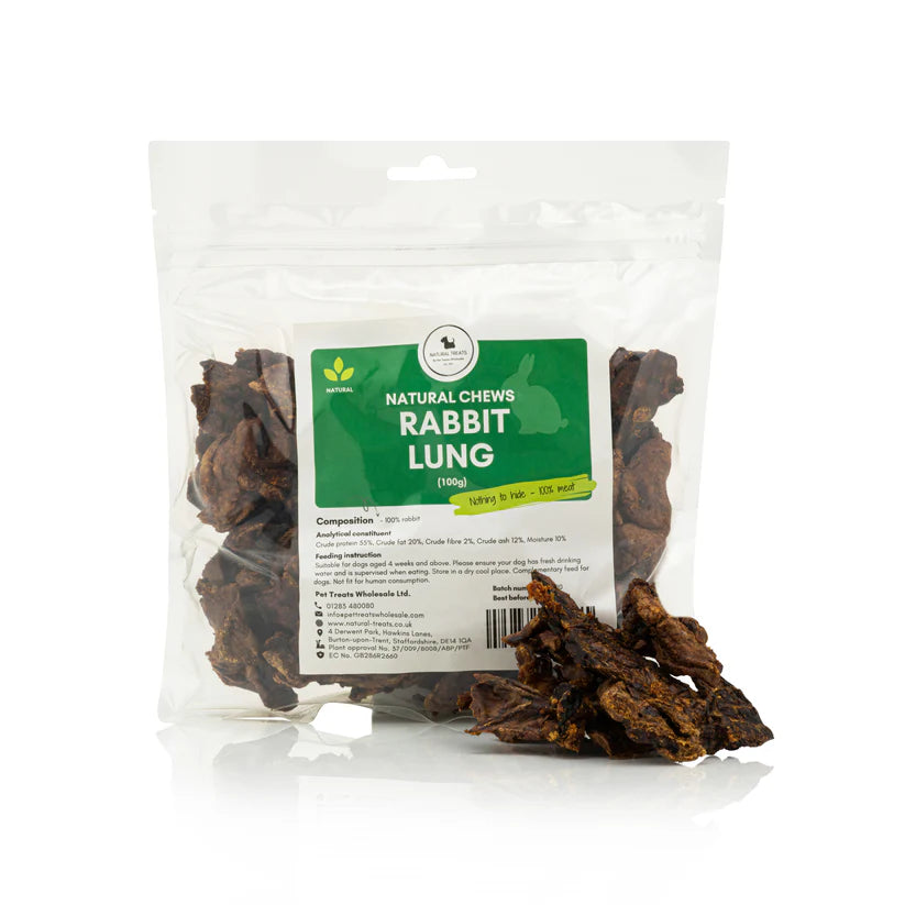 Pet Treat Wholesale Rabbit Lung 100G