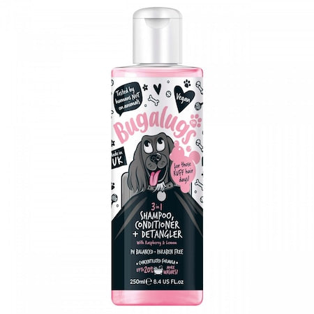 Bugalugs 3 In 1 Shampoo, Conditioner & Detangler 250ml