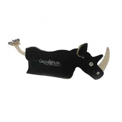 Green & Wilds Dog Toy Ronnie the Rhino