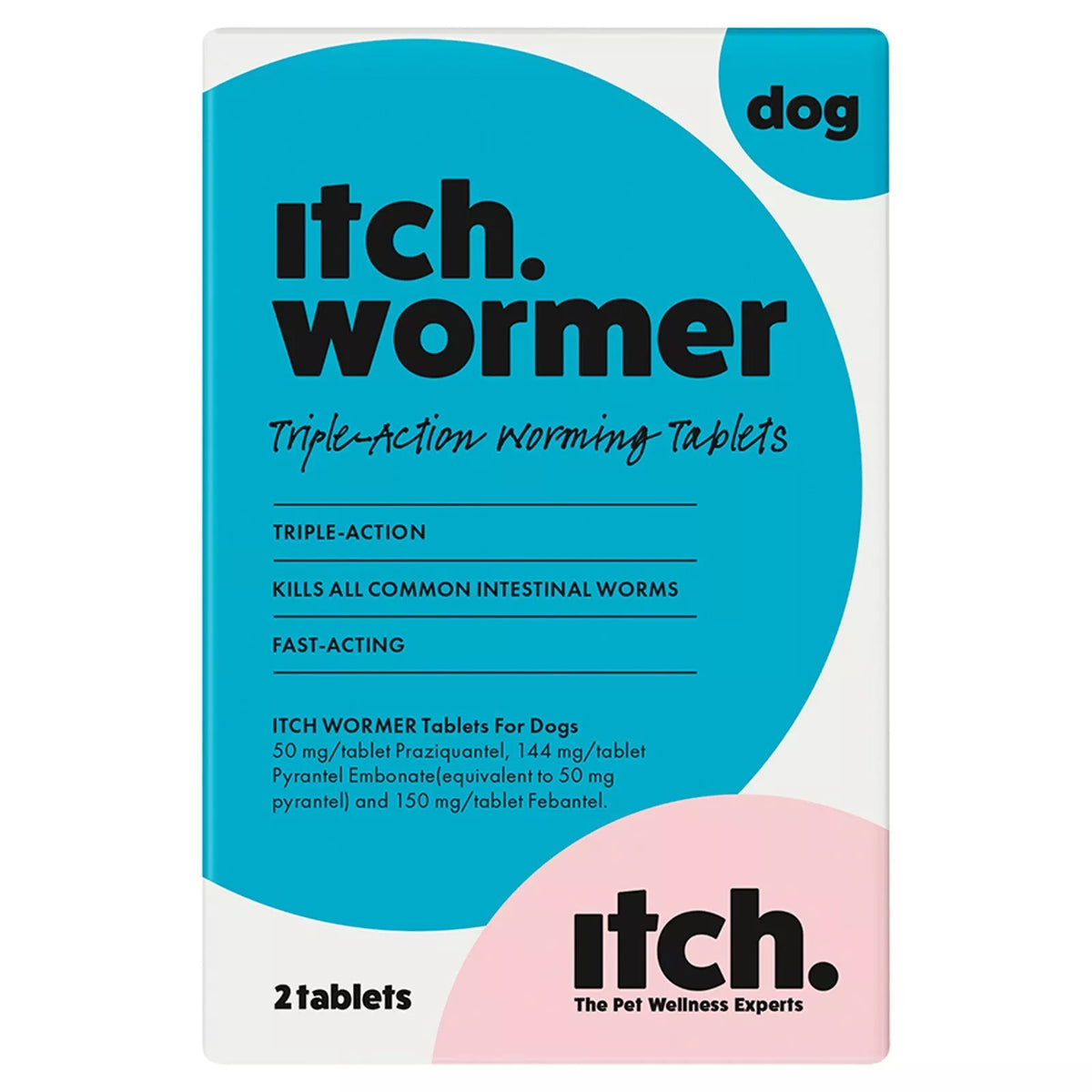Itch Wormer Dog 2 Tablets