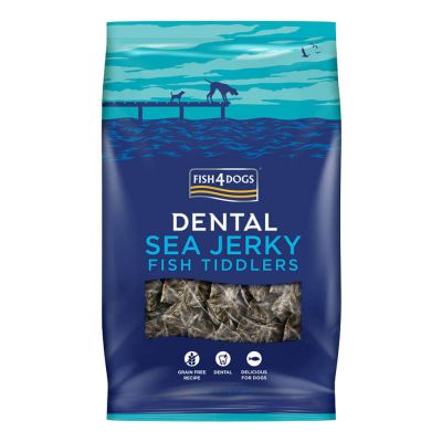 Fish4Dogs Dog Treat Sea Jerky Fish Tiddlers 115g