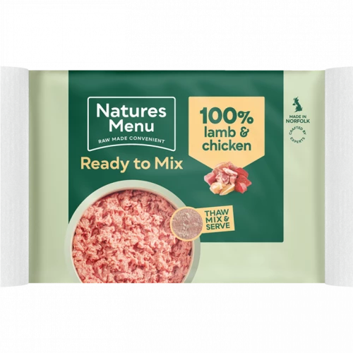 Natures Menu Raw Dog Food Mince Lamb & Chicken