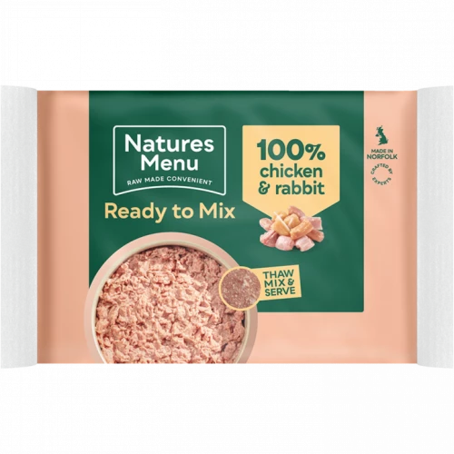 Natures Menu Raw Dog Food Mince Chicken & Rabbit