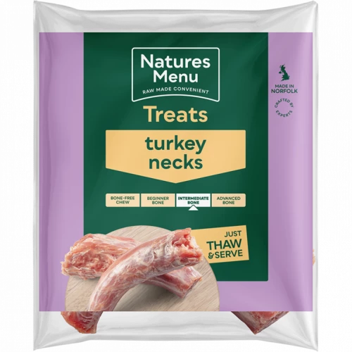 Natures Menu Raw Turkey Necks 2 Pack