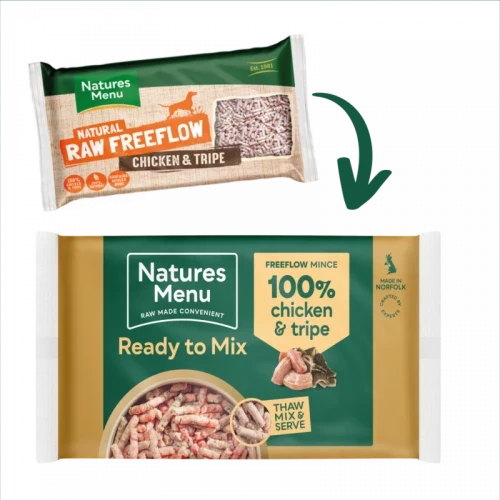 Natures Menu Raw Dog Food Mince Chicken & Tripe
