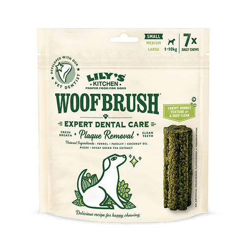 Lily’s Kitchen Dog Treat Woofbrush Dental Health Chew Small 7 Pack