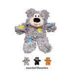 KONG Cat Toy Softies Patchwork Bear Assorted
