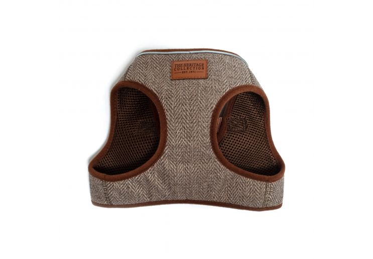 Ancol Heritage Collection Step In Dog Harness Taupe Herringbone